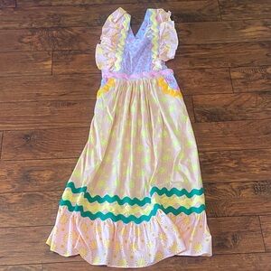 CeliaB Multicolor Ruffle Maxi Dress